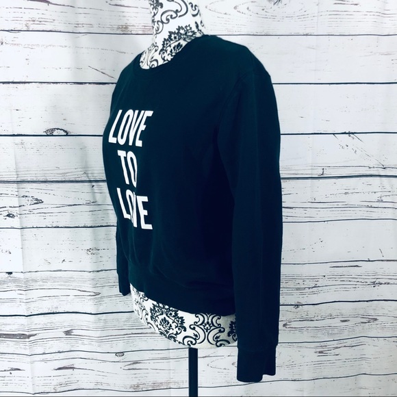 Aritzia Talula Love To Love You Baby Sweatshirt XS - Picture 5 of 8